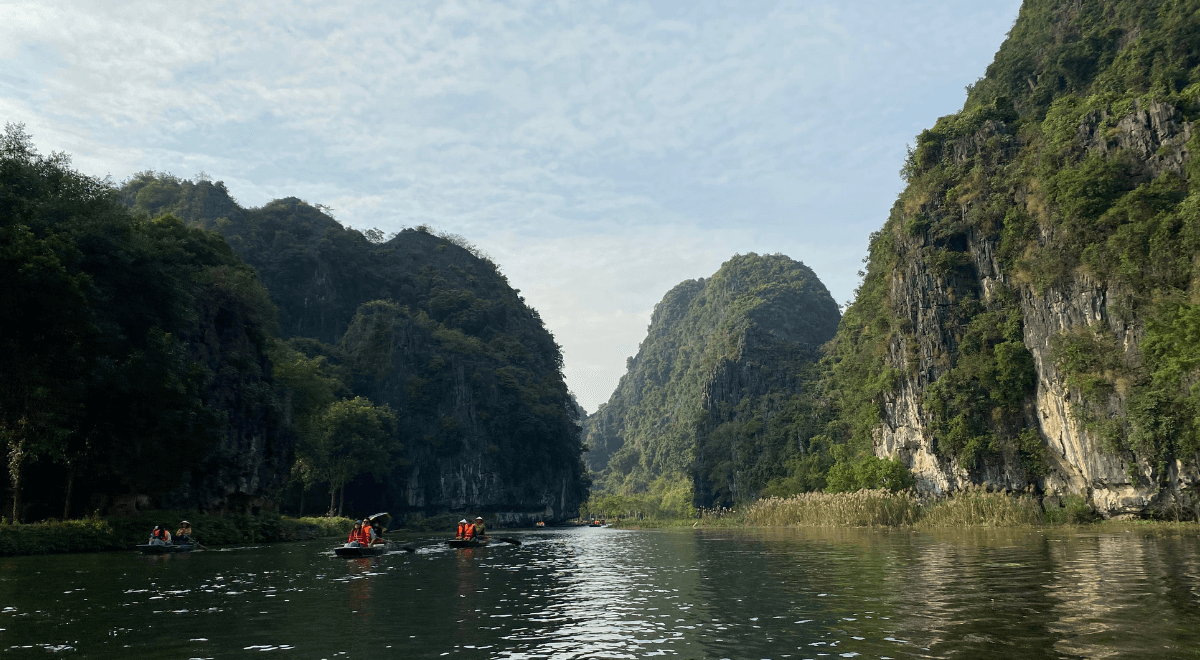 Balader en barque à Tam Coc