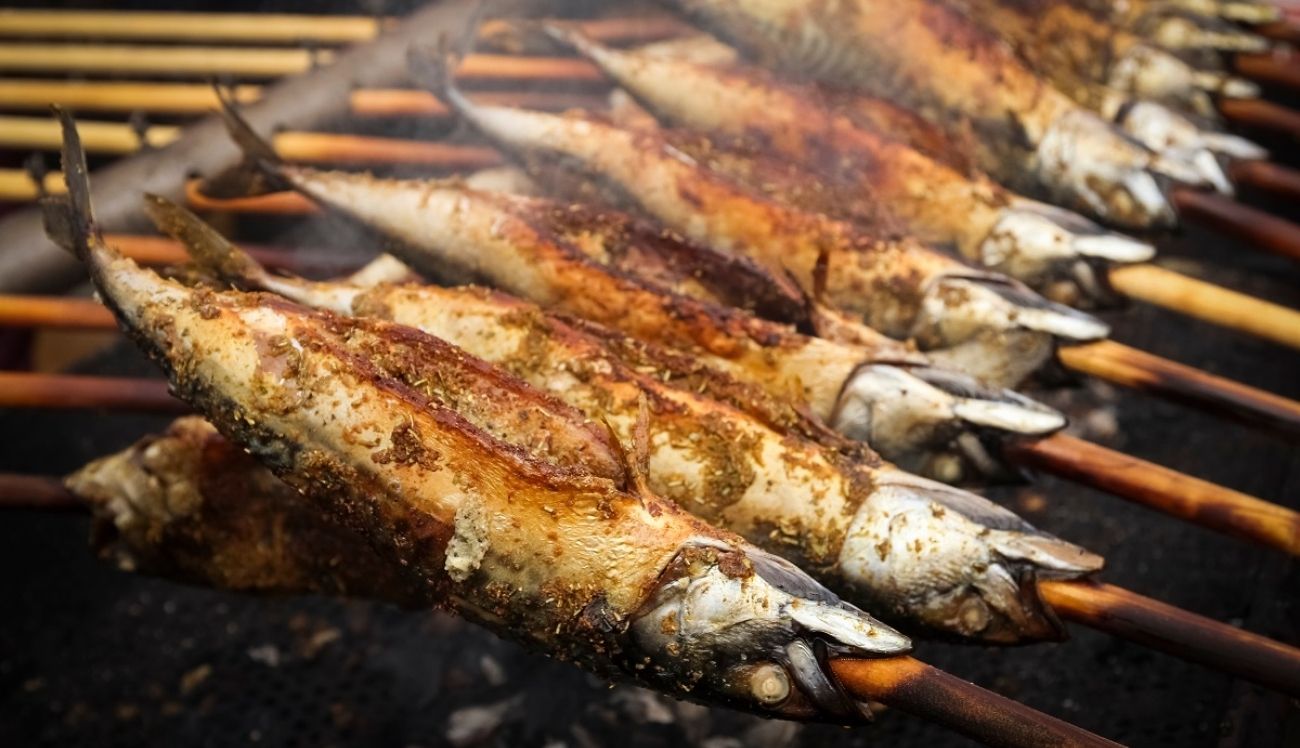 Poisson de ruisseau grillé