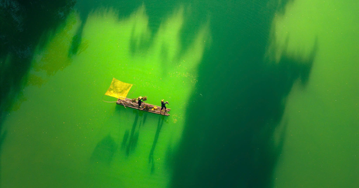 Les gens et la rivière Quay Son