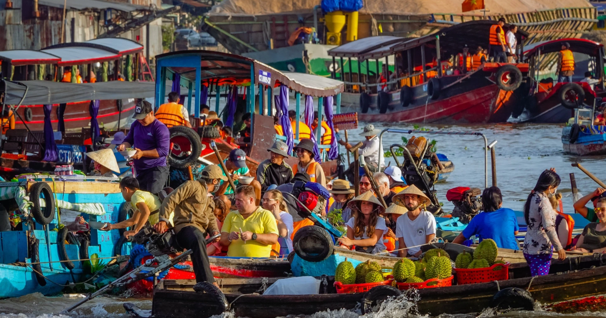Marché flottant de Cai Rang