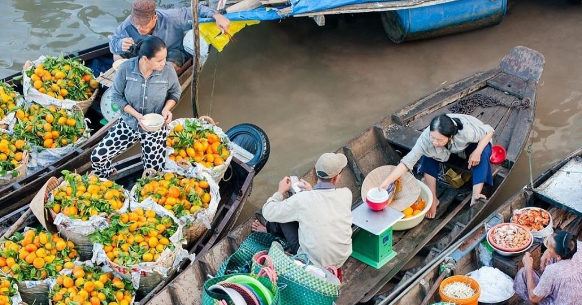 Marché flottant de Cai Rang