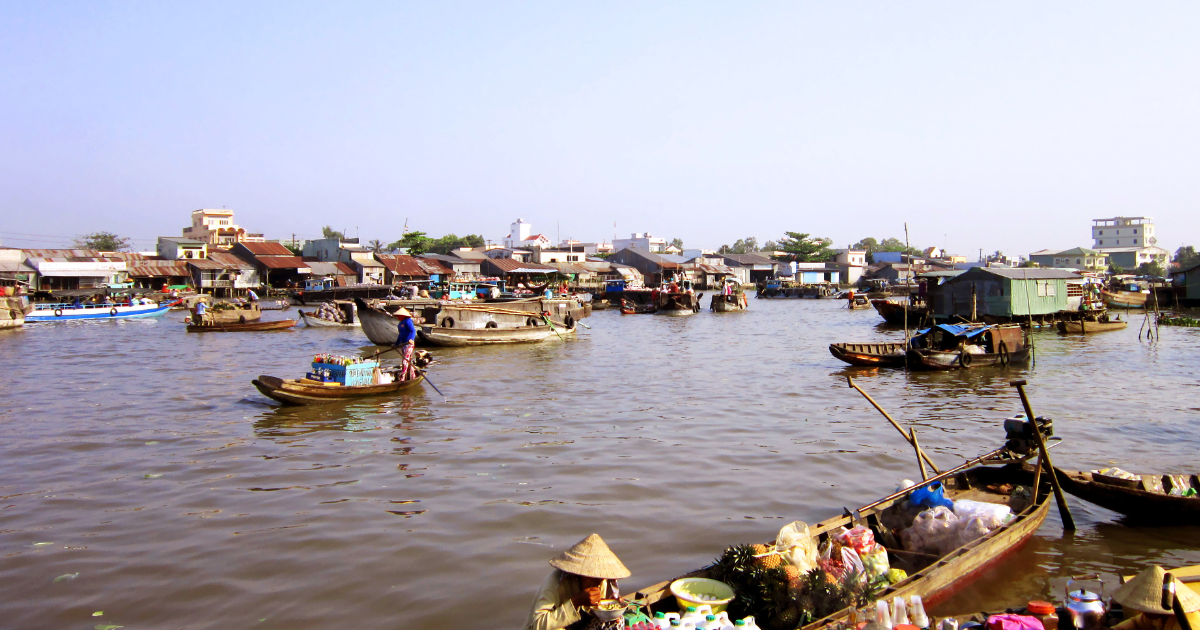 Marché flottant de Cai Rang