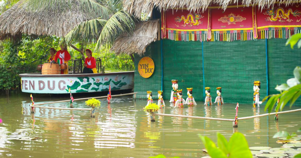 Marrionnettes sur l'eau à Yen Duc