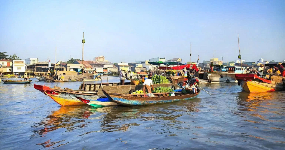 Marché flottant de Cai Be