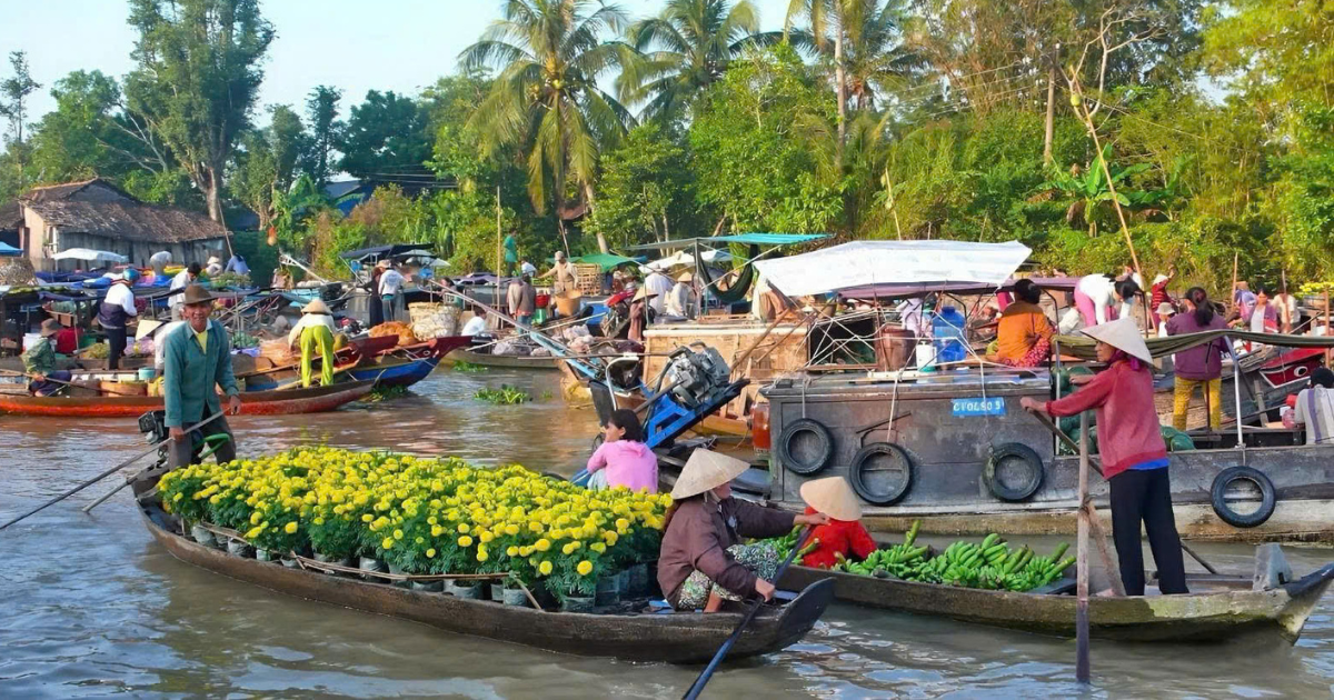 Marché flottant de Cai Be