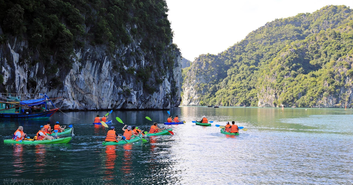 Activités dans la baie de Lan Ha