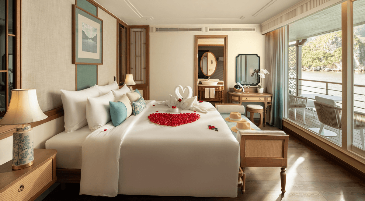 La croisière de 2 jours 1 nuit dans la baie d'Halong