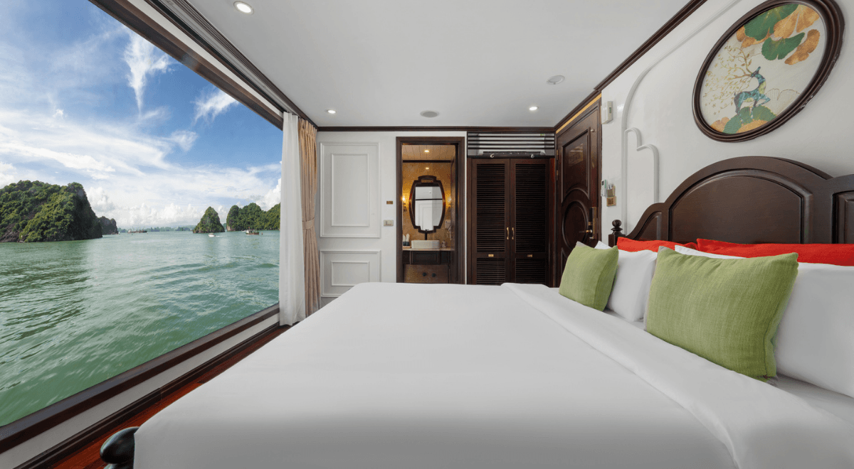 La croisière de 2 jours 1 nuit dans la baie d'Halong
