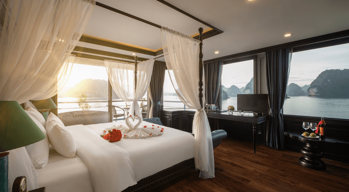 La croisière de 2 jours 1 nuit dans la baie d'Halong