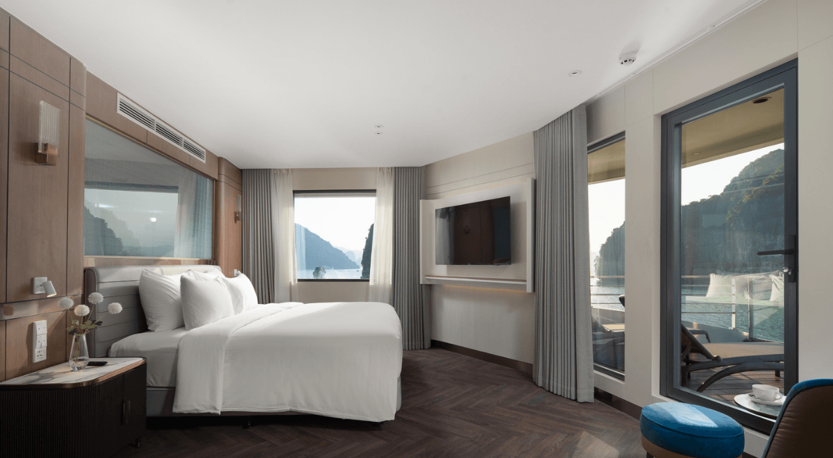 La croisière de 2 jours 1 nuit dans la baie d'Halong