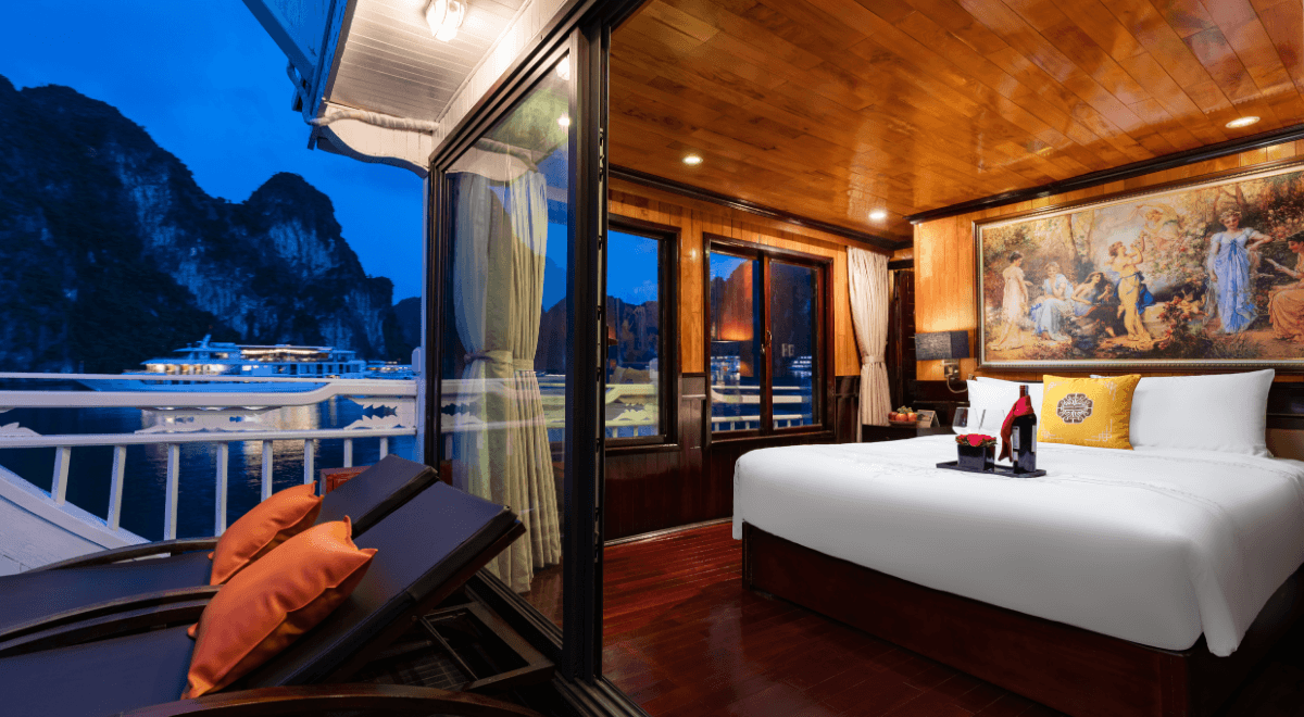 La croisière de 2 jours 1 nuit dans la baie d’Halong