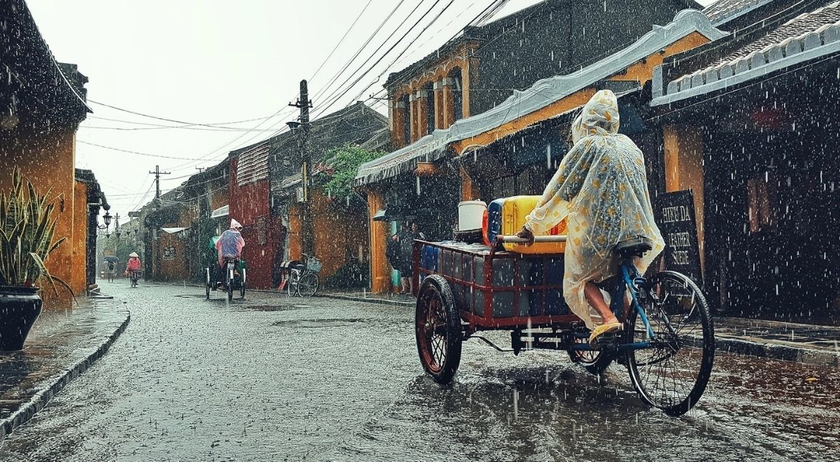 Hoi An les jours de pluie en fin d'année.